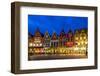 Decorated and Illuminated Market Square in Bruges, Belgium-NejroN Photo-Framed Photographic Print