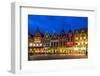 Decorated and Illuminated Market Square in Bruges, Belgium-NejroN Photo-Framed Photographic Print