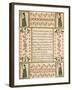 Decorated Birth and Baptismal Certificate, 1808-John Van Minian-Framed Giclee Print