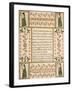 Decorated Birth and Baptismal Certificate, 1808-John Van Minian-Framed Giclee Print