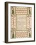 Decorated Birth and Baptismal Certificate, 1808-John Van Minian-Framed Giclee Print