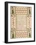 Decorated Birth and Baptismal Certificate, 1808-John Van Minian-Framed Giclee Print