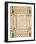 Decorated Birth and Baptismal Certificate, 1808-John Van Minian-Framed Giclee Print