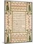 Decorated Birth and Baptismal Certificate, 1808-John Van Minian-Mounted Giclee Print