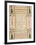 Decorated Birth and Baptismal Certificate, 1808-John Van Minian-Framed Giclee Print