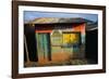 Decorated Building in the Village of Goulisoo, Oromo Area, Welega State, Ethiopia, Africa-Bruno Barbier-Framed Photographic Print