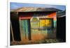 Decorated Building in the Village of Goulisoo, Oromo Area, Welega State, Ethiopia, Africa-Bruno Barbier-Framed Photographic Print