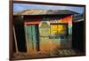 Decorated Building in the Village of Goulisoo, Oromo Area, Welega State, Ethiopia, Africa-Bruno Barbier-Framed Photographic Print