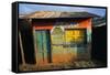 Decorated Building in the Village of Goulisoo, Oromo Area, Welega State, Ethiopia, Africa-Bruno Barbier-Framed Stretched Canvas