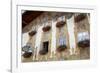 Decorated Buildings, Mittenwald, Bavaria (Bayern), Germany-Gary Cook-Framed Photographic Print