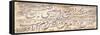 Decorated Calligraphic Panel with a Persian Couplet of Sa'Di, C.1860-Isma'il Jalayir-Framed Stretched Canvas