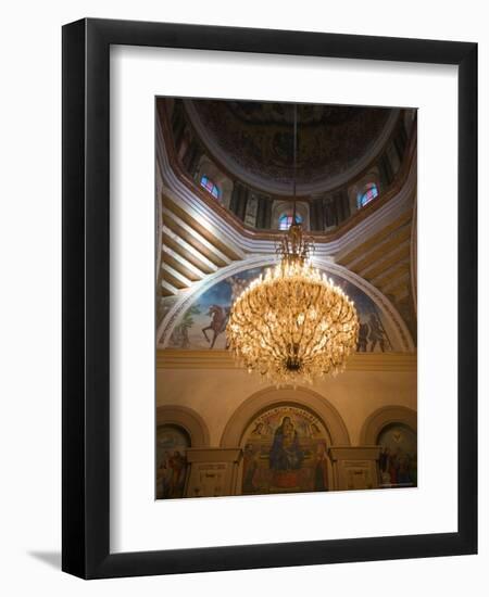 Decorated Ceiling in Holy Trinity Cathedral, Addis Ababa, Ethiopia-Gavin Hellier-Framed Photographic Print