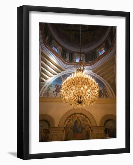 Decorated Ceiling in Holy Trinity Cathedral, Addis Ababa, Ethiopia-Gavin Hellier-Framed Photographic Print