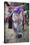 Decorated Cow, Goa, India, Asia-Yadid Levy-Stretched Canvas