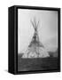 Decorated Crow Tepee-null-Framed Stretched Canvas