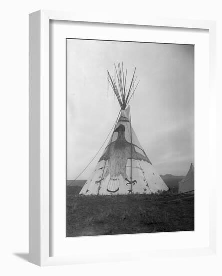 Decorated Crow Tepee-null-Framed Photographic Print