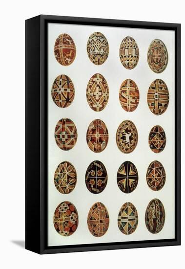 Decorated Eggs from Ukraine-null-Framed Stretched Canvas