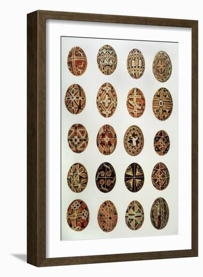 Decorated Eggs from Ukraine-null-Framed Art Print