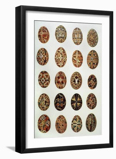 Decorated Eggs from Ukraine-null-Framed Art Print