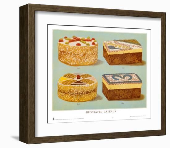 Decorated Gateaux, Occasion-null-Framed Art Print