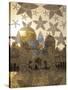 Decorated Glass Door in Sheikh Zayed Grand Mosque, Abu Dhabi, United Arab Emirates, Middle East-Angelo Cavalli-Stretched Canvas