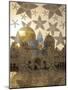 Decorated Glass Door in Sheikh Zayed Grand Mosque, Abu Dhabi, United Arab Emirates, Middle East-Angelo Cavalli-Mounted Photographic Print