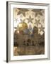 Decorated Glass Door in Sheikh Zayed Grand Mosque, Abu Dhabi, United Arab Emirates, Middle East-Angelo Cavalli-Framed Photographic Print