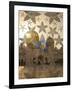 Decorated Glass Door in Sheikh Zayed Grand Mosque, Abu Dhabi, United Arab Emirates, Middle East-Angelo Cavalli-Framed Photographic Print