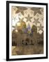 Decorated Glass Door in Sheikh Zayed Grand Mosque, Abu Dhabi, United Arab Emirates, Middle East-Angelo Cavalli-Framed Photographic Print