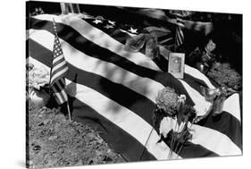 Decorated Grave-Marion Post Wolcott-Stretched Canvas