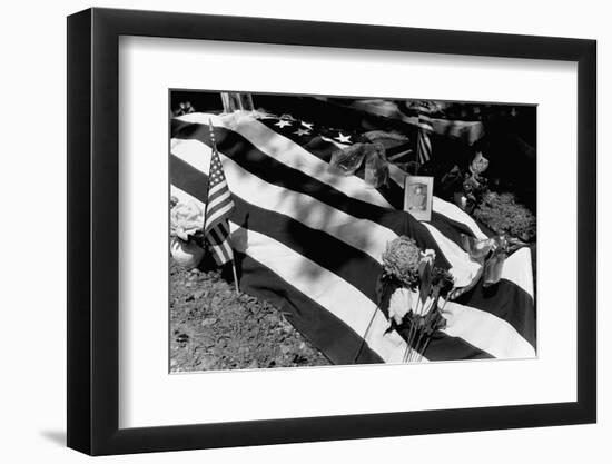 Decorated Grave-Marion Post Wolcott-Framed Photographic Print