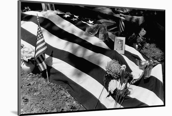 Decorated Grave-Marion Post Wolcott-Mounted Photographic Print