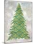 Decorated Green and Gold Xmas Tree-Cora Niele-Mounted Giclee Print