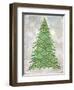 Decorated Green and Gold Xmas Tree-Cora Niele-Framed Giclee Print