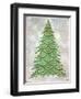 Decorated Green and Gold Xmas Tree-Cora Niele-Framed Giclee Print