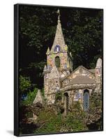 Decorated Little Chapel, Guernsey, Channel Islands, United Kingdom, Euruope-Tim Hall-Framed Photographic Print