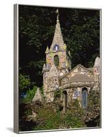 Decorated Little Chapel, Guernsey, Channel Islands, United Kingdom, Euruope-Tim Hall-Framed Photographic Print