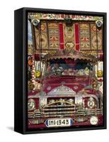 Decorated Lorry, Gilgit, Pakistan-Strachan James-Framed Stretched Canvas