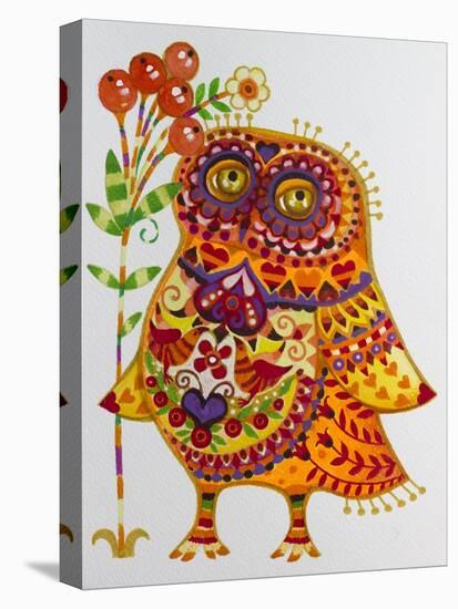 Decorated Owl-Oxana Zaika-Stretched Canvas