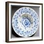 Decorated Plate Ceramic, Cafaggiolo Manufacture, Tuscany, Italy, Ca 1530-null-Framed Giclee Print