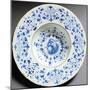 Decorated Plate Ceramic, Cafaggiolo Manufacture, Tuscany, Italy, Ca 1530-null-Mounted Giclee Print