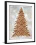 Decorated Red and Gold Xmas Tree-Cora Niele-Framed Giclee Print