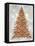 Decorated Red and Gold Xmas Tree-Cora Niele-Framed Stretched Canvas