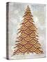 Decorated Red and Gold Xmas Tree-Cora Niele-Stretched Canvas