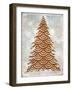 Decorated Red and Gold Xmas Tree-Cora Niele-Framed Giclee Print