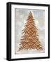 Decorated Red and Gold Xmas Tree-Cora Niele-Framed Giclee Print