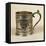 Decorated Silver Mug with Mythological Scenes by Rebecca Emes and Martin Hall-null-Framed Stretched Canvas