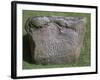 Decorated stone, Bronze age-Unknown-Framed Giclee Print