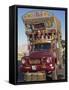 Decorated Truck, Typical of Those on the Karakoram Highway in Pakistan-Alison Wright-Framed Stretched Canvas