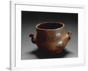 Decorated Two-Handled Vase, from Oliena, Province of Nuoro-null-Framed Giclee Print